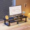 Elevador de Monitor de Computadora Soporte de Escritorio para Pantalla de Monitor de Escritorio Estación de Trabajo de Oficina Soporte para Laptop Estante de Almacenamiento