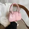 Estilo coreano texturizado 2024 Novo nicho portátil pequeno quadrado Bolsa Elegante Ombro Crossbody Bolsa Boliche Bolsa Bolsa Pequena Bolsa Feminina