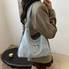 Bolso Tote Casual de Moda de Gran Capacidad 2024 Otoño Nueva Llegada Lazo Bolso de Hombro Sobaco Bolso de Hombro Bolso de Mujer