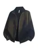 Sudadera de estilo americano con diseño de rombos y burbujas para hombre, Nueva colección Otoño 2026, Talla Grande, Marca de Tendencia, Holgada, Cuello Alto, Chaqueta Casual