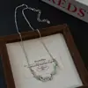 Brincos de Borboleta com Zircônia Micro-Incustada Estilo Francês, Aquamarina Escovada, Colar para Mulheres, Gargantilha Doce Versátil de Alta Qualidade, Tendência