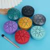 Mini Tambor de Lengua de Acero de Bolsillo de 3 Pulgadas y 6 Tonos con Sonidos Curativos para Principiantes, Instrumento de Percusión Infantil, Bestseller Transfronterizo
