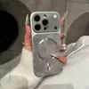 Adecuado para funda de teléfono magnética para iPhone 17 Pro Max con textura de mezclilla, le da a Apple 16 una sensación premium, se transforma en una cubierta protectora en 15 segundos