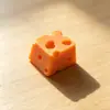 Novo produto transfronteiriço: Keycaps de queijo impressas em 3D, adequadas para o teclado SteelSeries Apex 7