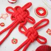 Nudos Chinos del Festival de Primavera de Año Nuevo, Nudos Auspiciosos, Cuerda de Algodón con Núcleo, Colgante de Puerta para Año Nuevo, Materiales para Decoración Festiva al por Mayor
