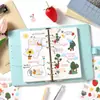 Pegatinas de Lámina PET Yuezhen Serie Paseo por las Nubes Materiales Transfronterizos Dibujos Animados Divertidos Impermeables Decorativas Pegatinas de Bricolaje