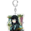 Llavero de Kimetsu no Yaiba Acrílico Anime Dibujos Animados Accesorios Colgante Decoración