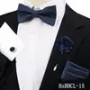 Conjunto de Gravata Borboleta e Lenço Quadrado Masculino com Padrão Escuro Retrô, Acessórios para Traje de Casamento, Gravata Borboleta Paisley, Mais Vendido na Amazon