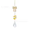 Papá Noel Árbol de Navidad Colgante de Cristal Decoración Colgante DIY Cortina de Cuentas de Cristal Colgante Colgante Serie de Navidad Año Nuevo Regalos