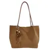 Bolso de Hombro Retro de Gamuza 2026 para Mujer, Gran Capacidad, Bolso de Mano de un Solo Hombro, Versátil para el Trabajo, Moda Simple, Bolso de Axila