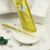 Personalizado de Fábrica l Conjunto de Amenidades Descartáveis para Hotel Dourado Escova de Dentes Cabelo Macio Pasta de Dente Pente Hotel Estrela