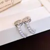 Pendientes de Perla en Forma de C, Nariz de Cerdo de Zircón Vintage Francés, Aguja de Plata, Accesorios para Orejas Elegantes y de Moda, de Alta Gama y Lujo Ligero