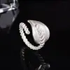 Anel de Folha Versátil, Elegante e Simples, com um Toque de Luxo de Alta Qualidade, Anel Ajustável com um Design Criativo e Elegante