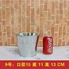 Balde de Ferro Balde de Ferro Vaso de Ferro Galvanizado Balde de Flores Balde de Ferro Pequeno Lixeira de Mesa Balde Químico Balde de Ferro para Pipoca