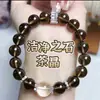 Pulsera de Fluorita Verde Menta para Mujer, Cadena Redonda Menta Mambo, Pulsera de Perlas de Imitación, Regalo para Niñas, Transmisión en Vivo