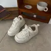 Zapatos de Skate de Moda para Niños 2026 Otoño/Invierno Nuevos Zapatos Deportivos para Niños Estilo Coreano Versátiles Zapatos Blancos Zapatos Casuales para Niñas
