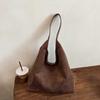 Bolso de Invierno 2025 Nuevo Nicho para Mujer Moda Casual Bolso de Hombro para Mujer Estilo Coreano Trabajo Desplazamiento Bolso Tote de Gran Capacidad
