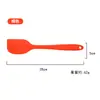 Espátula de silicona de grado alimenticio, espátula de silicona integrada resistente a altas temperaturas, herramienta para hornear crema para pasteles de silicona con todo incluido