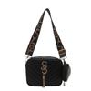 Bolso de Hombro Ancho con Estampado de Letras Artísticas Estilo Coreano para Mujer, Bolso de Cámara Primavera 2025, Bolso Cruzado Ins, Bolso Cuadrado Pequeño