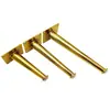 Pé de móvel de metal para sofá cônico com junta Pé de sofá Dourado Mesa de centro Armário Gabinete de TV Perna de metal