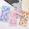 Pegatinas de dibujos animados lindas en relieve, pegatinas de burbujas tridimensionales 3D, decoración creativa DIY para niños y niñas, adecuadas para estudiantes de primaria