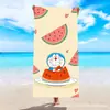 Toalha de Praia para Natação com Estampa Digital Transfronteiriça, Tamanho Grande, Super Absorvente, Não Desbota, Toalha de Banho com Proteção Solar de Microfibra