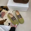 Falda Francesa de Primavera y Otoño Cien Zapatos Individuales Retro para Mujer Combinación Nuevo Estilo Dama Elegante Brisa Nocturna Temperamento Zapatos de Mujer sin Cordones 2026