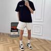 Shorts Esportivos Casuais Estilo Americano Transfronteiriços para Homens, Calças Largas Soltas de Verão, Shorts Esportivos Bordados de Marca Tendência para Casais