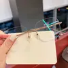 Armazón de Gafas para Miopía de Borde Cortado Sin Marco para Mujer con Filtro de Luz Azul Artefacto para Sin Maquillaje