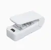 Máquina Seladora de Lanches Pequena Mini Seladora Térmica Saco Plástico Conservação de Lanches Alimentos Selador a Vácuo Clipe de Vedação