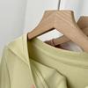 Camiseta de Verano para Mujer con Nudo Largo y Corto, Fresca y con Caída, Efecto Adelgazante, Top Holgado para Yoga y Danza