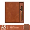Set de regalo de caja para cuaderno personalizado, cuaderno, bolígrafo, unidad USB con grabado, se puede imprimir con logo, regalos promocionales corporativos personalizados
