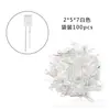 Diodo emisor de luz LED cuentas de lámpara cuadradas 2*3*4 en línea blanco rojo azul verde amarillo 2*5*7 indicador de alto brillo