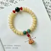 Pulseira de Contas Bodhi de Taro Roxo Duplo Círculo Contas de Ábaco Sementes de Bodhi Pulseira de Contas de Oração Budista Feita à Mão Preço de Atacado do Fabricante