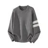 Sudadera Pulóver de Punto Casual de Cuello Redondo Bloque de Color Otoño e Invierno 2026 Suelta y Versátil Chaqueta de Punto para Hombre Suéter para Hombre Hombre