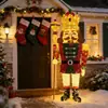 Soldado Quebra-Nozes com Cetro Luz Decorativa LED Comércio Exterior Transfronteiriço Feriado de Natal Jardim Externo Decoração de Casa