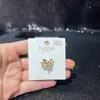 Brinco Ear Cuff Geométrico de Design Original para Mulheres, Agulha de Prata S925 Galvanizada Ecológica de Design Original, Coração em Formato de Coração para Revenda da Loja