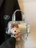 2026 Nueva Moda Bolso Boston de Cuero con Cera de Aceite Mini Bolso de Mano Versátil Bolso de Hombro Texturizado Bolso Cruzado