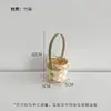 Xin Sheng Bambú Natural Arte Forma de Zongzi Tejido de Bambú Decoración DIY Estilo Chino Propicio Creativo Artesanía Tejida a Mano Material de Arte Floral