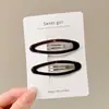Pinza BB única y elegante para mujer, linda y simple, con un ambiente dulce y encantador, un accesorio para el cabello con pinza para flequillo de atmósfera única y dulce