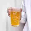 Taza de desayuno de vidrio para café de moda café impresión de letras francesas coreanas japonesas taza de café con leche helada cold brew americano