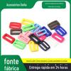 Fábrica por atacado cor japonês fivela de saco plástico fivela fivela de três engrenagens cor fivela ajustável atacado saco acessórios fivela