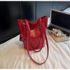 Bolsa Casual Lisa Tendência para Mulheres, Bolsa de Mão Elegante e Única Estilo Saco, Grande Capacidade Nova Bolsa de Ombro para o Dia a Dia 2025