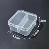 Venta Directa de Fábrica Caja de Plástico PP Rectangular Caja de Embalaje Transparente Caja para Piezas Pequeñas Caja para Piezas Caja de Almacenamiento de Joyería con Tapa
