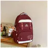 Mochila Nueva de Color Sólido Estilo Coreano para Mujer Estilo Campus Estudiante de Secundaria y Preparatoria Bolso Escolar Mochila Simple de Gran Capacidad para Mujer Lote