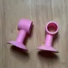 Manija de puerta anticolisión de silicona mejorada, alfombrilla de succión sin perforaciones, pegatinas de succión de puerta de goma, puerta de baño, succión anticolisión, venta al por mayor