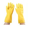 Guantes Gruesos de Látex de Goma para Lavar Platos, Guantes de Goma Domésticos Duraderos, Guantes de Plástico para Trabajos de Cocina, Resistentes al Desgaste e Impermeables
