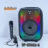 Nuevo Altavoz Bluetooth de 6.5 pulgadas Portátil de Mano con Cable Iluminación RGB Altavoz Bluetooth para Baile Cuadrado Karaoke