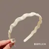 Diadema de lujo ligero sintiendo presión ambiente para el cabello diadema cara femenina accesorio para el cabello de lazo estilo retro Hong Kong pinza para el cabello tocado de alta gama