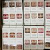 Nova Manicure Unhas Usáveis Unhas Ballet Estilo Diamante Unhas Usáveis Adesivos de Unha Postiça Tipo Empurrar